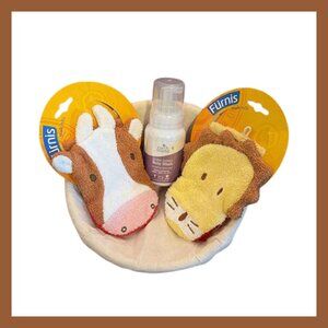 FÜRNIS Animal Wash Mitt Set for Baby/Toddler Bath Time SET